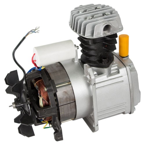 Компрессор одноцилиндровый 1.5кВт 198л/мин 8бар 24л (2 крана) Grad