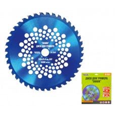 Диск для тріммера MASTERTOOL "SHARK" 255х25.4х40Т з побідитовою напайкою (19-2001)