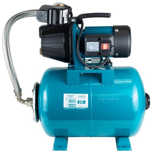 Станція 0.8кВт Hmax 38м Qmax 58л /хв (самовс. насос) 24л AquaticaLEO (775346/24)