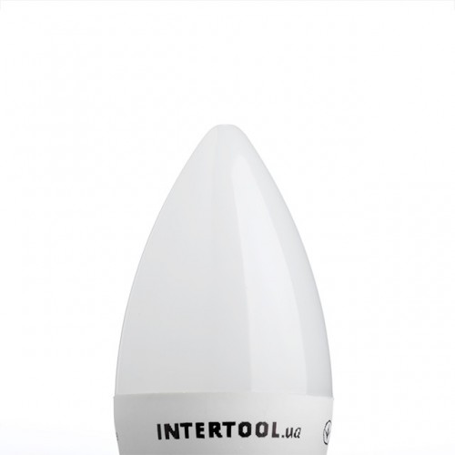 Лампа світлодіодна E14, 5 Вт, 150-300 В, 4000 K, 30000 г INTERTOOL (LL-0152)