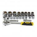 Набор торцевых насадок 1/2" 21шт CrV mid SIGMA (6003721)