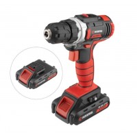 Дриль-шурупокрут акумуляторний Li-Ion 18 В, 25 Nm, 0-400/0-1500 об/хв. INTERTOOL (WT-0314)