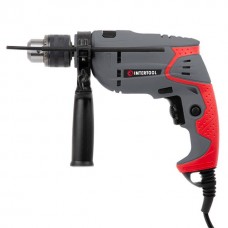 Дриль ударний, 500 Вт, 0-2700 об/хв, 1.5-13 мм, реверс, плавне регулювання. INTERTOOL (DT-0107)
