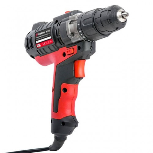 Дрель-шуруповерт электрический 420 Вт, 0-500/0-1800 об/мин INTERTOOL (WT-0104)