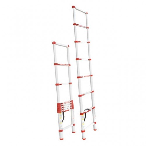 Лестница из алюминия, телескопическая 8 сход., 2,5 м INTERTOOL (LT-3026)