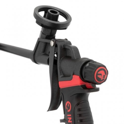 Пістолет для монтажної піни з повним тефлоновим покриттям професійний + 4 насадки INTERTOOL (PT-0610)