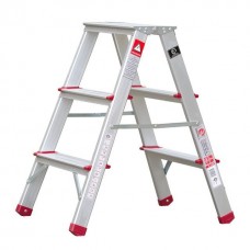Драбина алюмінієва двостороння 3 сходинки, висота 668 мм INTERTOOL (LT-1103)
