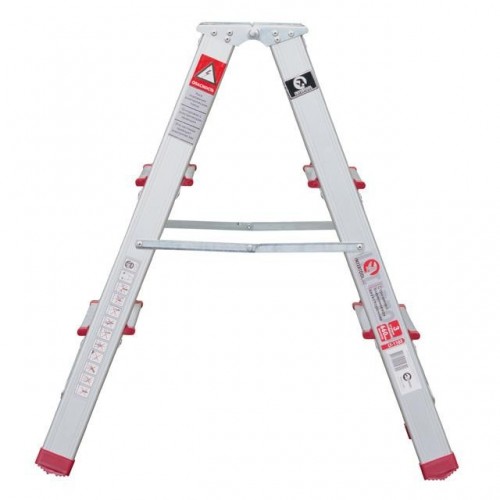 Драбина алюмінієва двостороння 3 сходинки, висота 668 мм INTERTOOL (LT-1103)