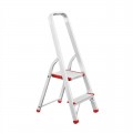 Лестница из алюминия, 2 ступеньки, высота до платформы 410 мм INTERTOOL (LT-1002)