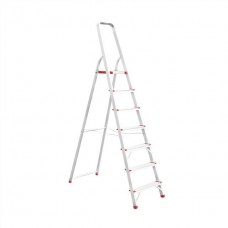 Драбина з алюмінію, 7 сходинок, висота до платформи 1500 мм INTERTOOL (LT-1007)