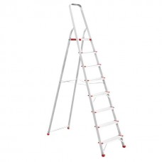 Стрем'янка з алюмінію, 8 сходинок, висота до платформи 1720 мм INTERTOOL (LT-1008)