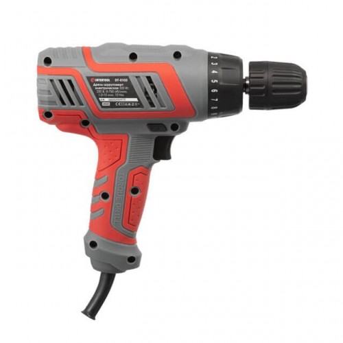Дриль-шуруповерт електричний 320 Вт, 220 В, 0-750 об/хв INTERTOOL (DT-0103)