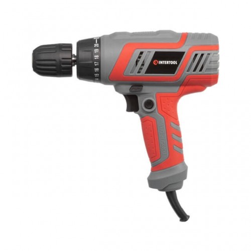 Дриль-шуруповерт електричний 320 Вт, 220 В, 0-750 об/хв INTERTOOL (DT-0103)