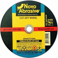 Круг відрізний по металу NOVOABRASIVE Profi 41 14А 230x2.0x22.23 (WM23020)