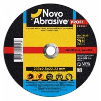 Круг отрезной по металлу NOVOABRASIVE Profi 41 14А 230x2.5x22.23 (WM23025)