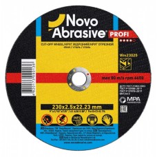 Круг відрізний по металу NOVOABRASIVE Profi 41 14А 230x2.5x22.23 (WM23025)