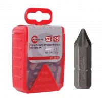 Комплек насадок до викруток PZ1 1/4"x25 мм уп. 25 шт. INTERTOOL (VT-5945)