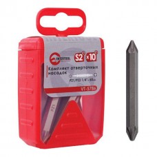 Комплек насадок до викруток PZ1/PZ2 1/4"x60 мм уп. 10 шт. INTERTOOL (VT-5786)