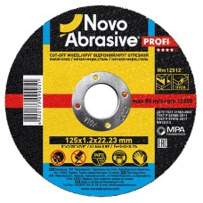 Круг відрізний по металу NOVOABRASIVE Profi 41 14А 125x1.2x22.23 (WM12512)