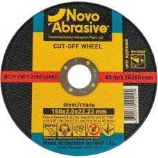 Круг відрізний по металу NOVOABRASIVE Profi  41 14А 150x2.0x22.23 (WM15020)