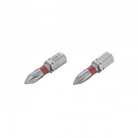 Комплект викруткових насадок PH1 1/4"*25мм, S2, уп. 2 од., STORM INTERTOOL (VT-0217)