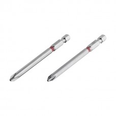 Комплект викруткових насадок PH2 1/4" * 90мм, S2, уп. 2 од., STORM INTERTOOL (VT-0224)