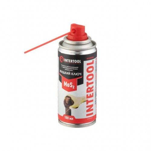 Смазка проникающая "Жидкий Ключ", аэрозоль 100 мл INTERTOOL (FS-4110)