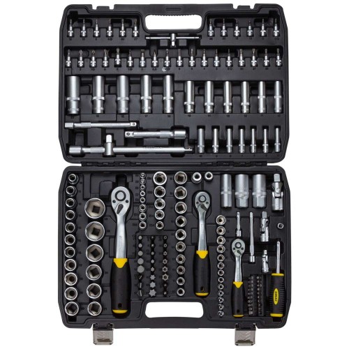 Набор насадок торцевых и биты ¼" ⅜" ½" 171шт CrV