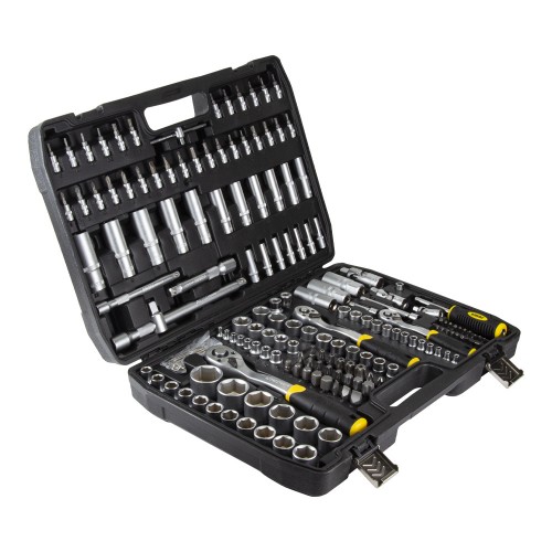 Набор насадок торцевых и биты ¼" ⅜" ½" 171шт CrV