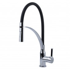 Смеситель OMODEO Ø35 для кухни излив силиконовый на гайке CORSO (EC-4B526C)