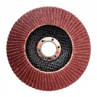 Диск шлифовальный лепестковый 125 x 22мм зерно K80 INTERTOOL (BT-0208)