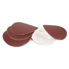 Круг наждачний самоклеючий 125 мм, папір клас С, щільність 120 г/м2, К100, уп. 10од. INTERTOOL (BT-0510)