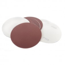 Круг наждачний самоклеючий 125 мм, папір клас С, щільність 120 г/м2, К320, уп. 10 од. INTERTOOL (BT-0532)