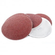 Круг наждачний самоклеючий 125 мм, папір клас С, щільність 120 г/м2, К40, уп. 10 од. INTERTOOL (BT-0504)