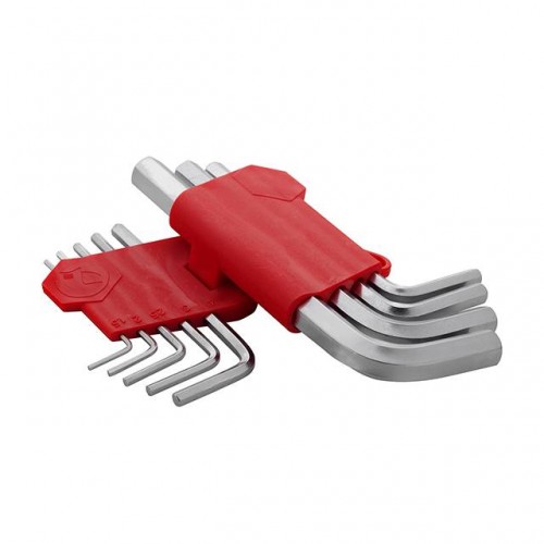 Набір ключів Г-подібних шестигранних 9 шт., 1.5-10 мм, CrV INTERTOOL (HT-0601)