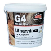 Шпаклевка для дерева износостойкая Гарант-4 белая 0.5 кг
