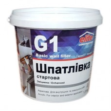 Шпаклівка стартова зміцнена ГАРАНТ-1 0.4 кг