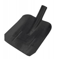 Лопата совкова ГОСПОДАР 270х240 мм чорний метал 1.5 мм (14-6219)