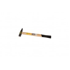 Молоток слюсарний MASTERTOOL 100 г HRC 56 рукоятка з дерева з полімерним захистом 260 мм (02-0201)