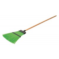 Метла уличная плоская ГОСПОДАР Евро с деревянной ручкой 1500 мм ПП (14-6368)