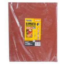 Папір шліфувальний водостійкий MASTERTOOL Р80 230х280 мм 20 шт (08-2608-Р)