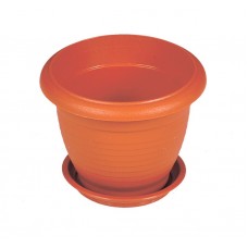 Горщик квітковий ГОСПОДАР "РИМ" Ø20 см коричневий (92-8024)