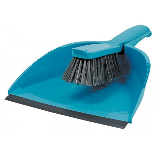 Совок і щітка для сміття ГОСПОДАР 330х235х85 мм кольоровий (14-6416)