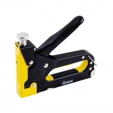 Степлер пружинний ТИТУЛ скоба R53 4-14 мм, плавне регулювання сили удару, корпус метал (41-0910)