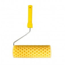 Валик структурный поролоновый горошек MASTERTOOL 80х230 мм d 6 мм с ручкой (92-6204)