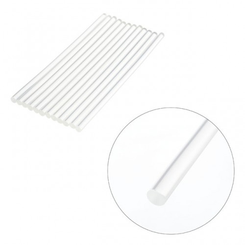 Комплект стрижнів клейових прозорих 7.4мм*200мм, 12 шт INTERTOOL (RT-1030)