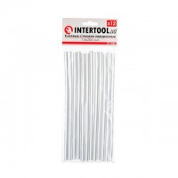 Комплект стрижнів клейових прозорих 7.4мм*200мм, 12 шт INTERTOOL (RT-1030)