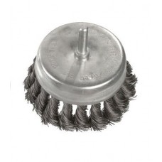 Щітка чашкова 100 мм для дриля, 1/4" (пучки плетеного дроту) INTERTOOL (BT-3100)