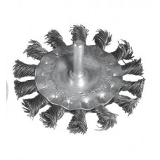 Щітка кільцева 100 мм для дриля, 1/4" (пучки крученого дроту) INTERTOOL (BT-8100)