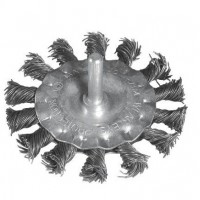 Щетка кольцевая 75 мм для дрели, 1/4" (пучки витой проволоки) INTERTOOL (BT-8075)